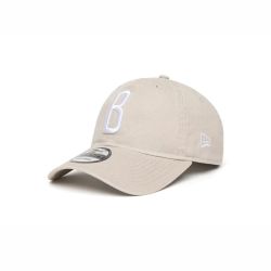 NEW ERA 字母刺绣920棒球帽软顶休闲款弯檐遮阳帽男女100%棉