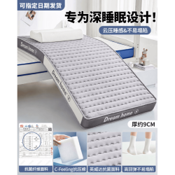 浪莎 大学生宿舍床垫子0.9x1.9米乳胶记忆棉软垫单人租房1.90*190cm