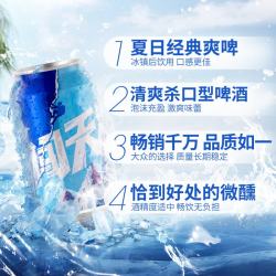 雪花 啤酒 勇闯天涯 330mL 24罐 整箱装