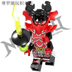乐 高LEGO幻影忍者反派人仔积木白克普军团全套人仔积木男孩玩具 146石头将军