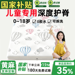 能见度婴儿童护脊床垫天然黄麻乳胶专用0甲醛椰棕榻米定制定做1.52x2米  【幼