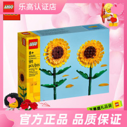 乐高 向日葵40524花束拼搭玩具积木男孩女孩儿童摆件儿童生日礼物 40524 向日葵
