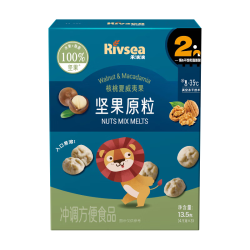 禾泱泱 坚果原粒核桃夏威夷果 13.5g 婴幼儿零食
