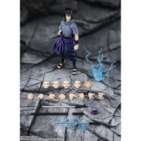 万代 魂限定 SHF 火影忍者手办模型玩具 15cm 佐助3.0