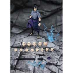 万代 魂限定 SHF 火影忍者手办模型玩具 15cm 佐助3.0