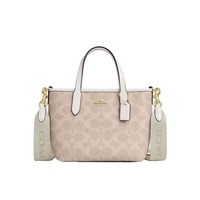 移动端:COACH 【七夕礼物】mini city经典老花托特包一包多用通勤女包 CW032IMXDM