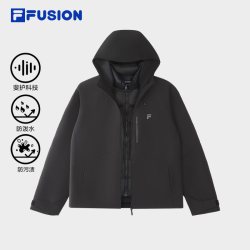 FILA FUSION 斐乐羽绒服男子两件套26冬季新款宽松保暖三合一外套