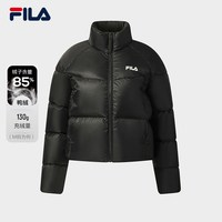 FILA 短款面包服FILA斐乐女士羽绒服冬季美拉德辣妹风休闲保暖运动外套