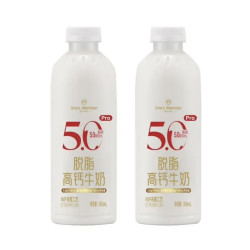1号会员店 5.0蛋白PRO脱脂高钙牛奶  950ml*2
