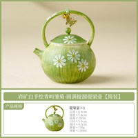 手绘青屿雏菊陶瓷茶杯