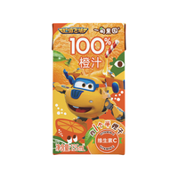 一甸园 超级飞侠联名 100%橙汁 125ml*10盒 果汁饮料