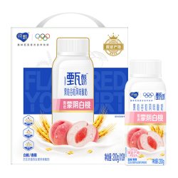 蒙牛 纯甄甄酸奶白桃燕麦青稞200g*10瓶礼盒装