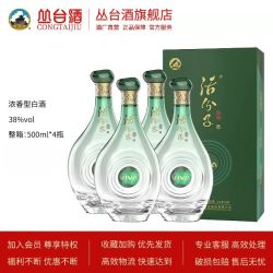 丛台 活分子酒VIVA38度500ML浓香型白酒4瓶整箱装丛台酒无手提袋