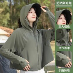 鹿堡尼 冰丝防晒衣女款2026新款夏季防紫外线UPF50防晒服薄款防晒衫轻薄
