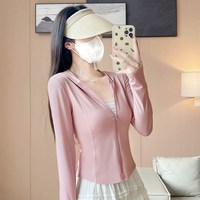 冰丝防晒衣女2026新款夏季防紫外线防晒服小个子速干瑜伽薄款轻薄