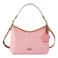 COACH LAUREL 31号流浪包 单肩斜挎腋下包 尘粉色