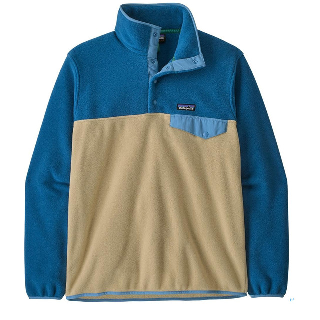 限新用户：Patagonia 男士轻盈Synchilla Snap-T抓绒套头衫 二色可选