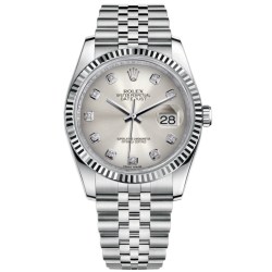 ROLEX 中古99新Rolex劳力士日志型镶钻自动机械男士手表116234
