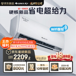 格力 天仪Pro系列 KFR-35GW/NhGt1BGj 新一级能效 壁挂式空调 1.5匹