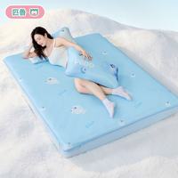 匹鲁 婴儿凉席夏季可水洗凉感冰丝凉席儿童抑菌空调席幼儿园软席子 蓝莓 120*200cm（单凉席）
