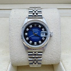 ROLEX 中古98新Rolex劳力士女装日志型镶钻自动机械手表女69174