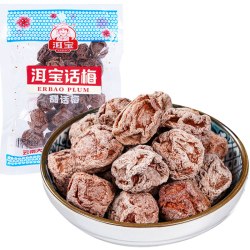 洱宝 正宗洱宝甜话梅干云南大理果干蜜饯零食孕妇果脯乌梅子条解馋小吃