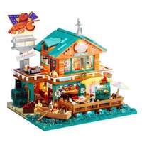 Lumibricks 灯搭 公路旅行系列 18010 海岸线海鲜餐厅
