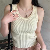 限尺码：莫代尔 针织小吊带背心女纯色内搭2026春夏新款外穿修身条纹无袖上衣