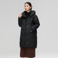 雪中飞 199g 高冲绒 极寒系列 中长款加绒加厚羽绒服