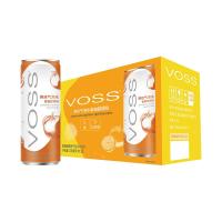 VOSS芙丝 蜜柚甜橘味 0糖0卡 气泡水 330ml*24瓶