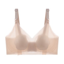 ROVO 哺乳内衣夏季薄款防下垂聚拢产后喂奶专用大码超薄美背文胸罩