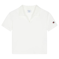 Champion 女士翻领修身纯色 POLO衫