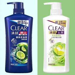 清扬 洗发水 男士清爽控油750ml