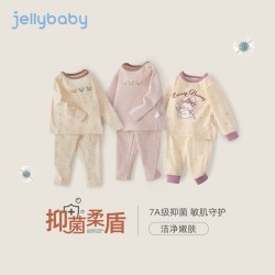 jellybaby 女童长袖秋衣秋裤套装
