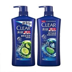 清扬 洗发水 男士活力运动750ml