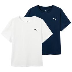 PUMA 2件装 PUMA 彪马 吸湿速干 儿童短袖T恤