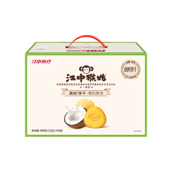 江中 猴姑椰奶猴头菇饼干 低糖高钙 600g