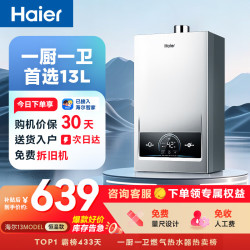 海尔 JSQ25-13MODEL(12T)U1 强排式燃气热水器 13L
