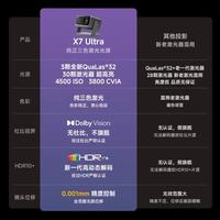 当贝 X7 Ultra 4K三色激光 家用投影仪