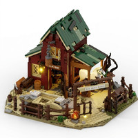 Lumibricks 灯搭 老西部系列 14017 牧场决斗