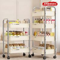 全品屋 厨 房小推车置物架 四白银