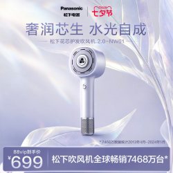 Panasonic 纳诺怡水光离子 电吹风  鸢尾紫