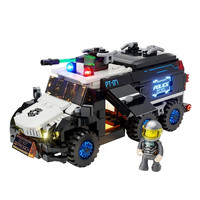 Lumibricks 灯搭 赛博朋克霓虹城系列 17008 赛博押运车