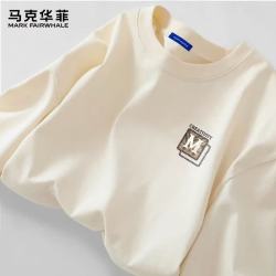 马克华菲 220G纯棉长袖t恤