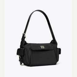 TORY BURCH VIRGINIA 皮革包边可调节肩带女款单肩包