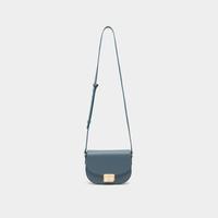 BALLY 女士Adria 鹅卵石纹皮质挎包