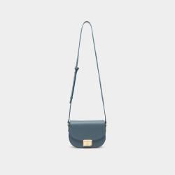BALLY 女士Adria 鹅卵石纹皮质挎包