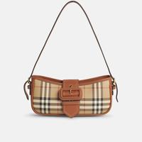 BURBERRY 经典复古徽标格纹 女款手提包腋下包