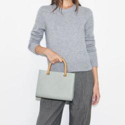 TORY BURCH T Monogram压花字母图案托特包