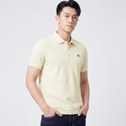 莱克斯顿 夏季短袖翻领男士polo衫重磅亲肤透气t恤男